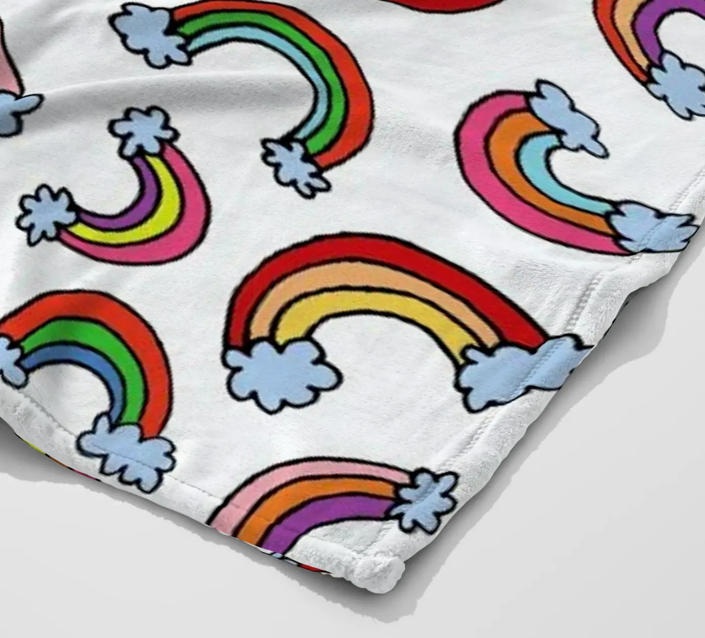 Rainbow Pattern fleecedeken van KP Design