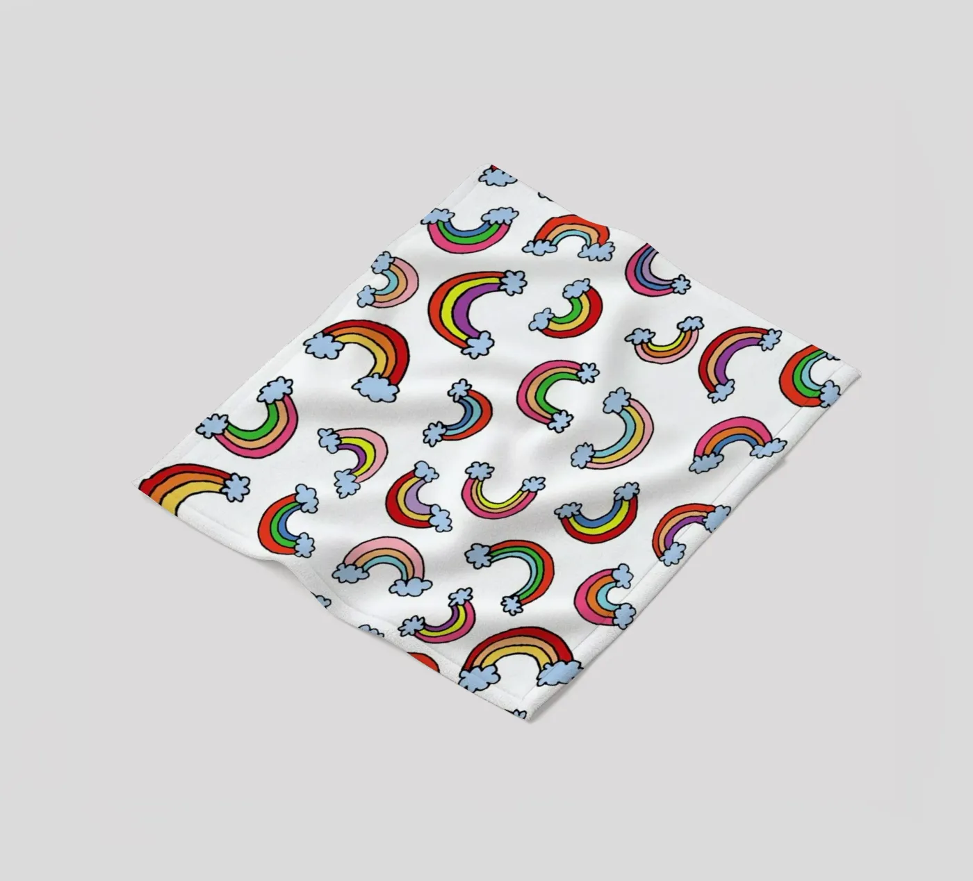 Rainbow Pattern fleecedeken van KP Design