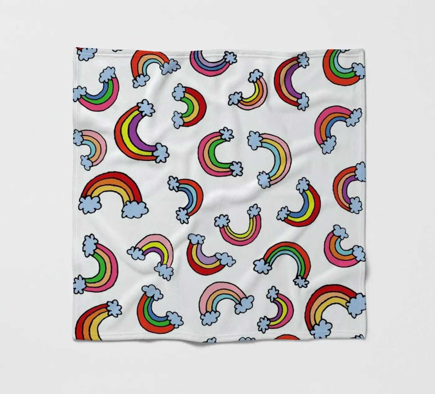 Rainbow Pattern fleecedeken van KP Design