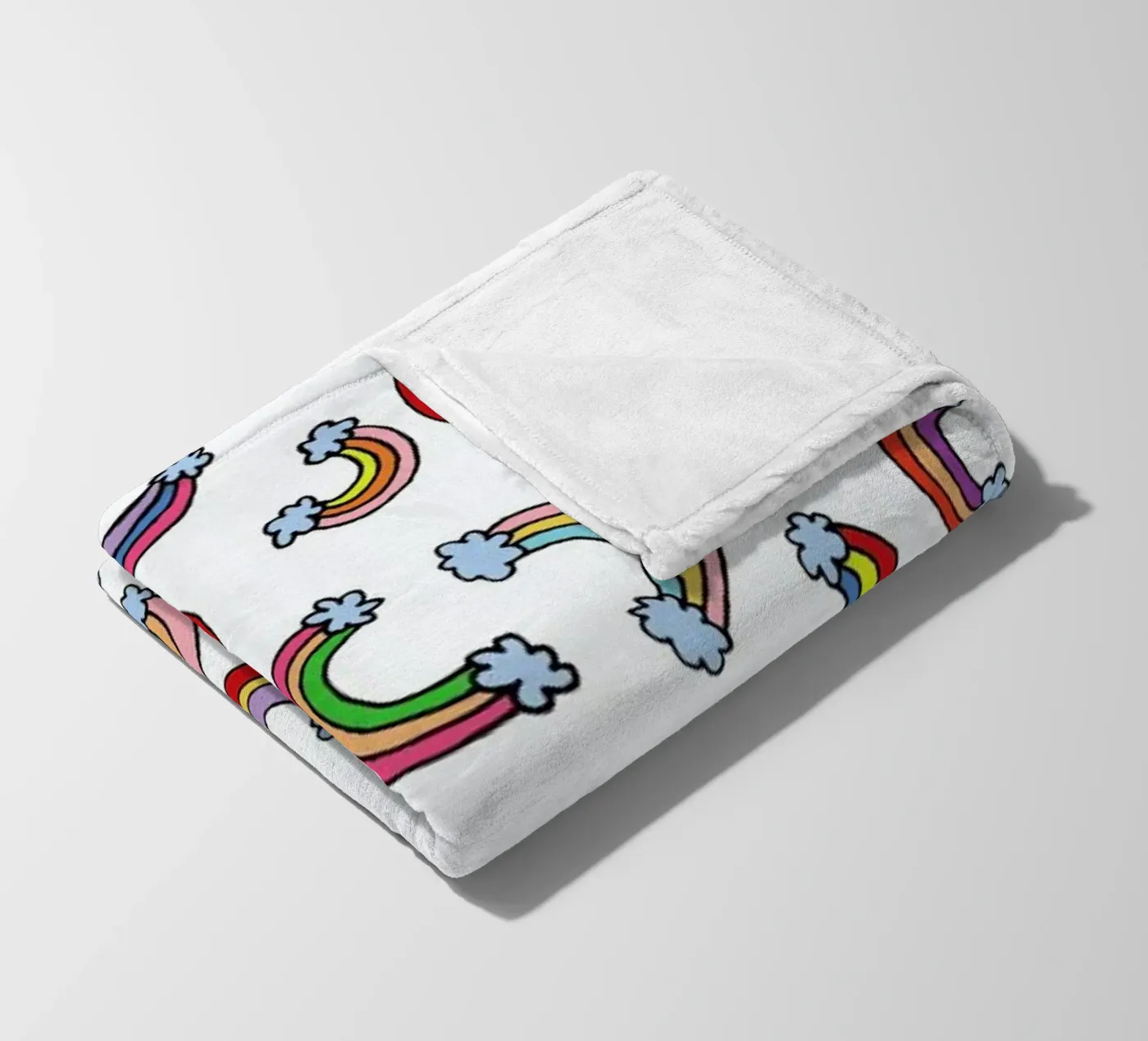 Rainbow Pattern coperta in pile da KP Design