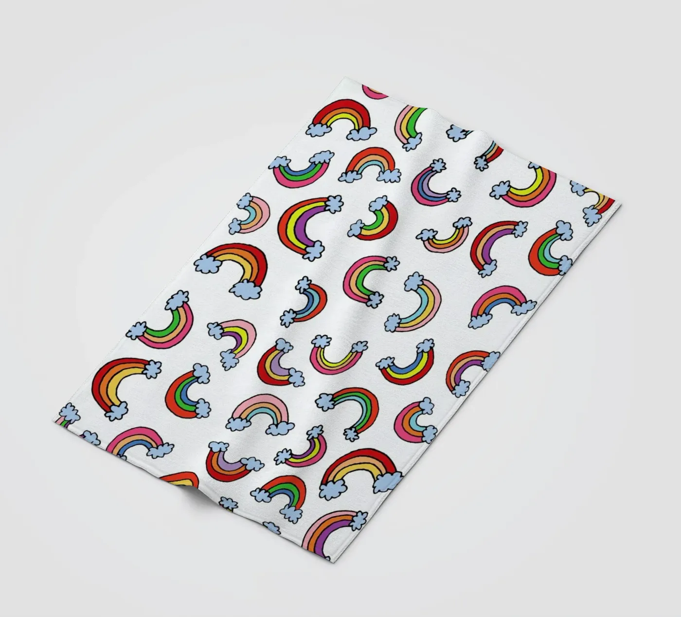 Rainbow Pattern fleecedeken van KP Design