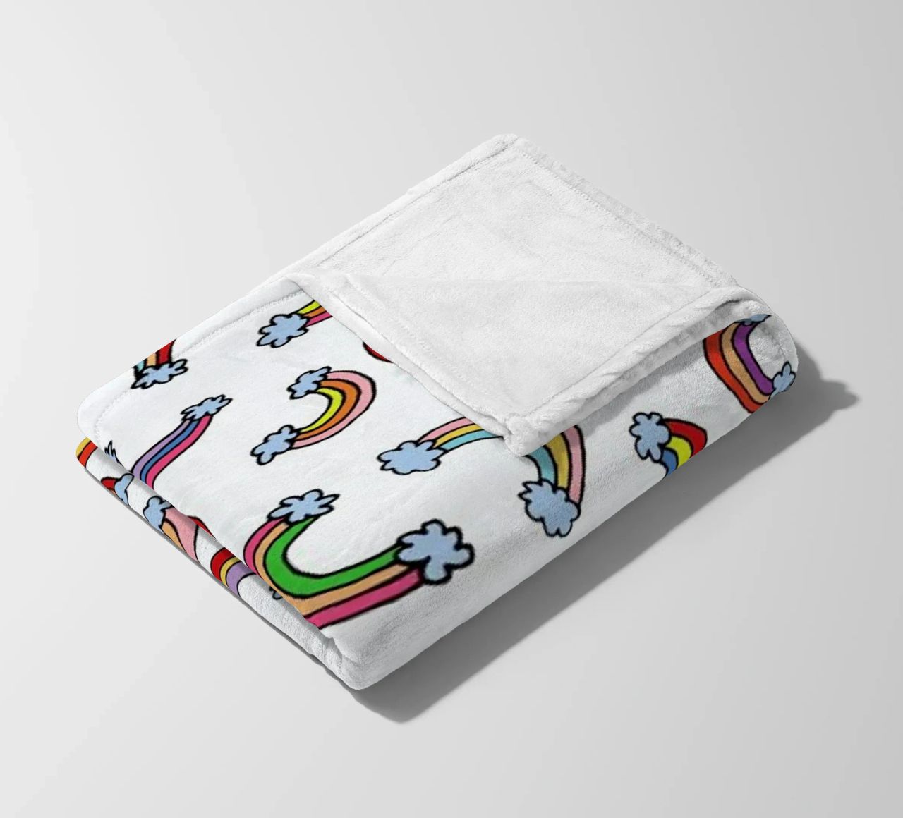 Rainbow Pattern coperta in pile da KP Design