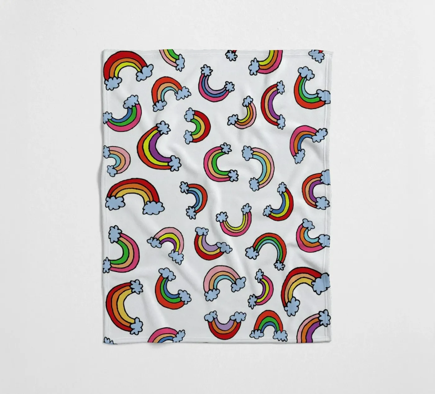 Rainbow Pattern fleecedeken van KP Design