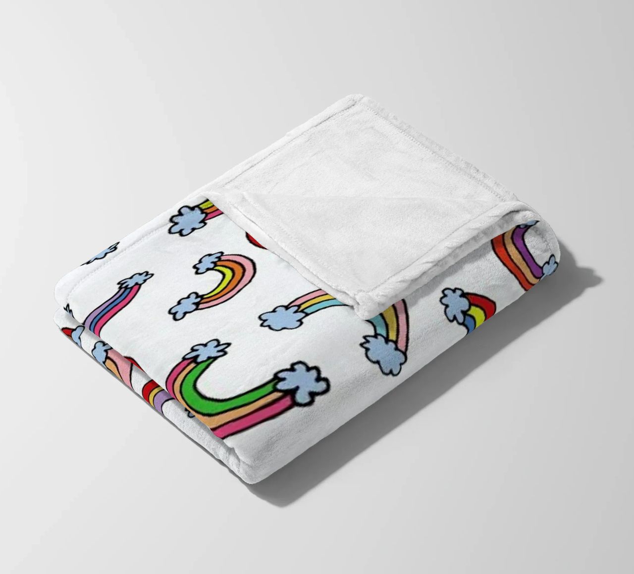 Rainbow Pattern coperta in pile da KP Design