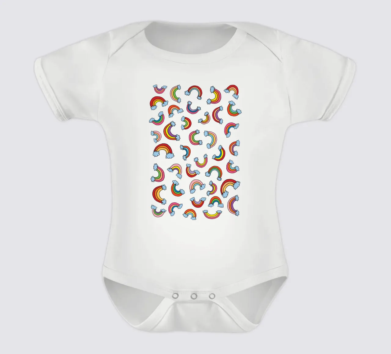Rainbow Pattern body bébé de KP Design