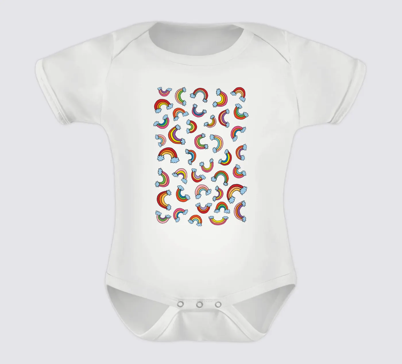 Rainbow Pattern body bébé de KP Design