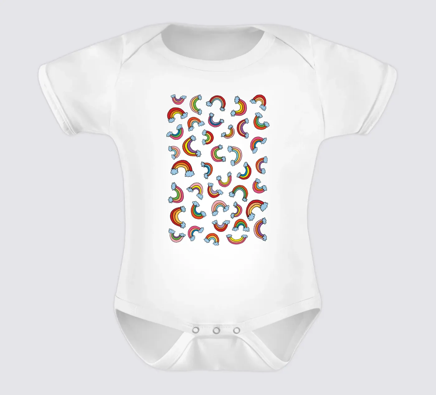 Rainbow Pattern body bébé de KP Design