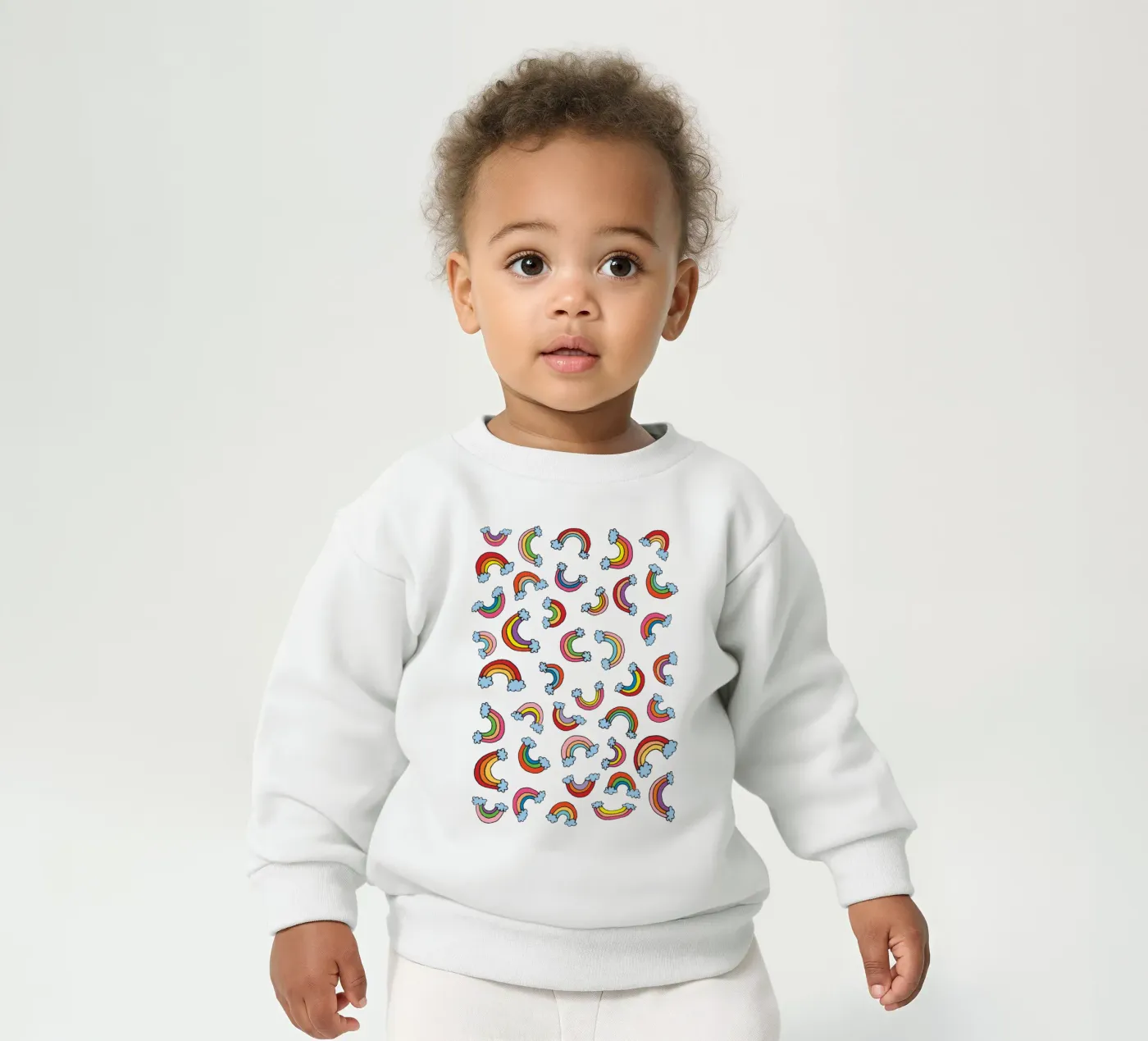 Rainbow Pattern sweat pour bébé de KP Design