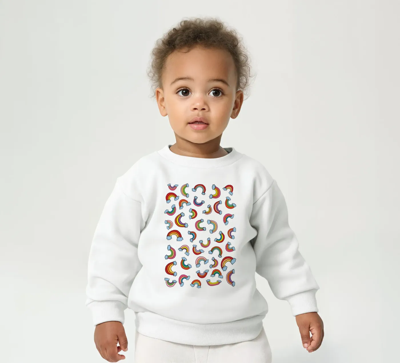 Rainbow Pattern sweat pour bébé de KP Design