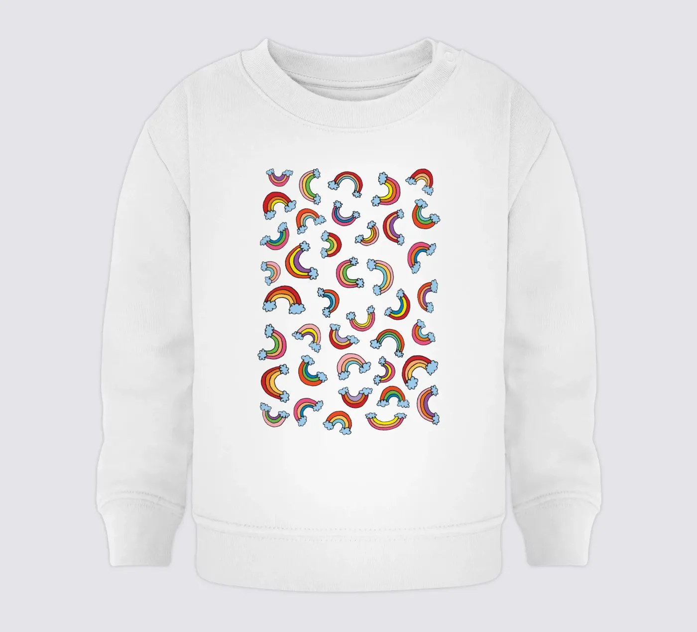 Rainbow Pattern sweat pour bébé de KP Design