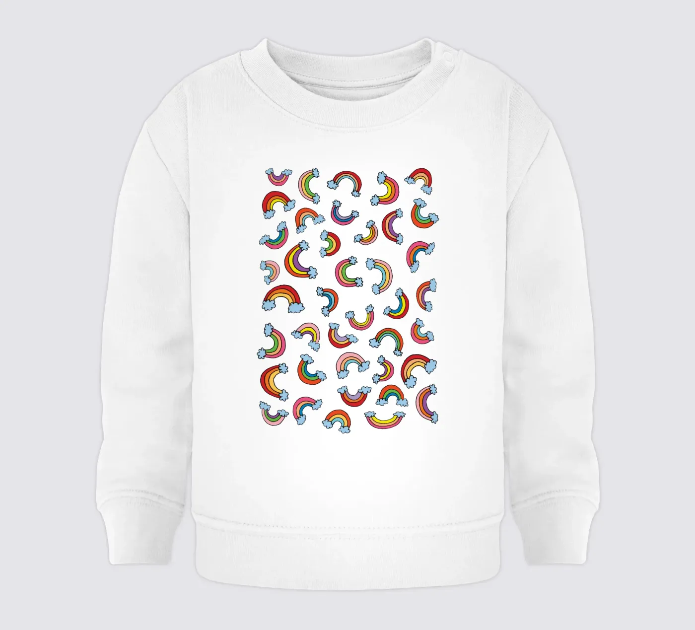 Rainbow Pattern sweat pour bébé de KP Design