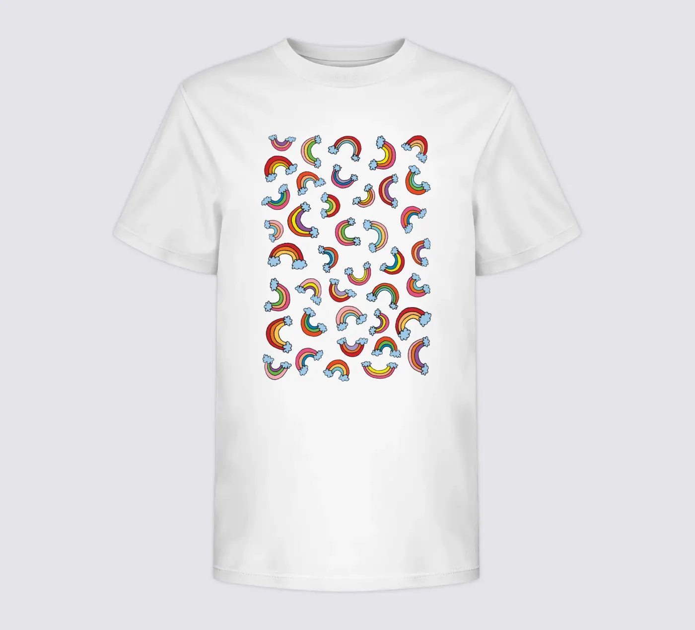 Rainbow Pattern kids t-shirt by KP Design