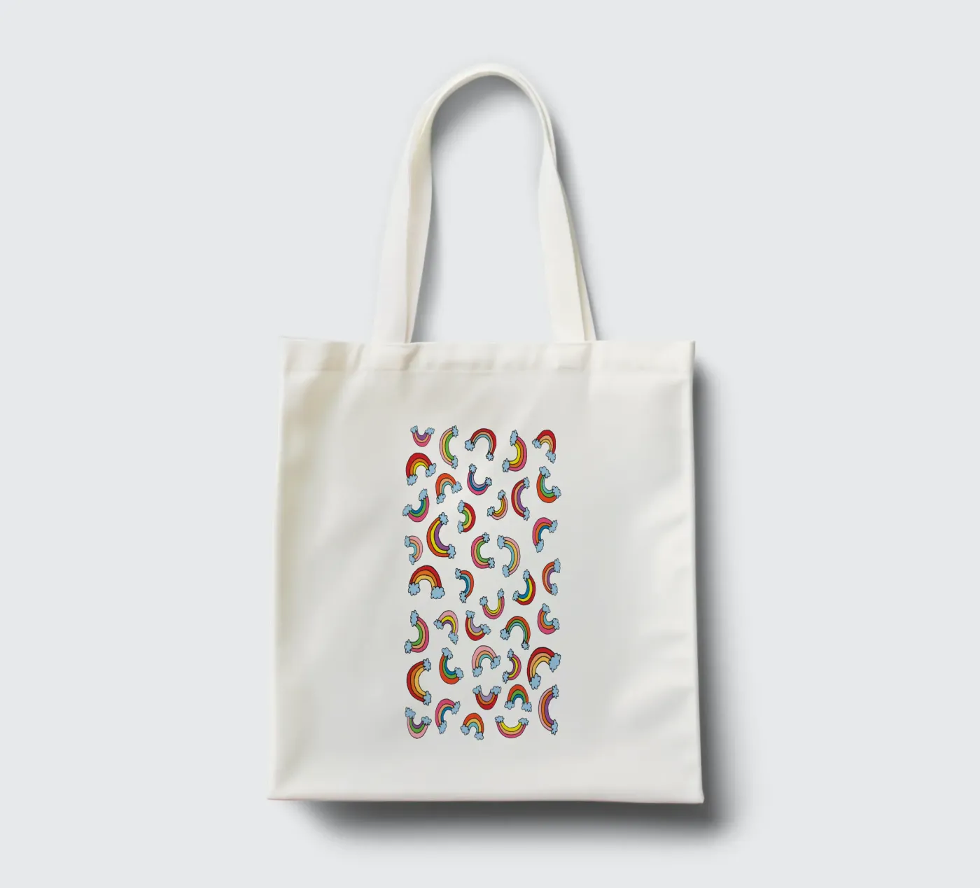 Rainbow Pattern tote bag de KP Design