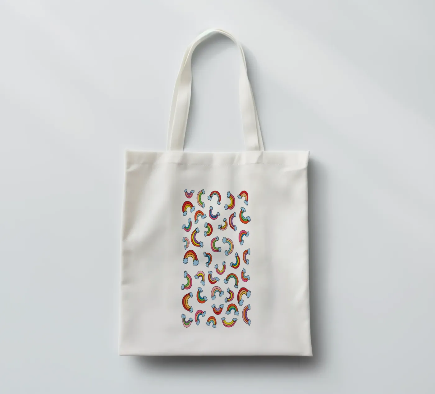 Rainbow Pattern tote bag de KP Design