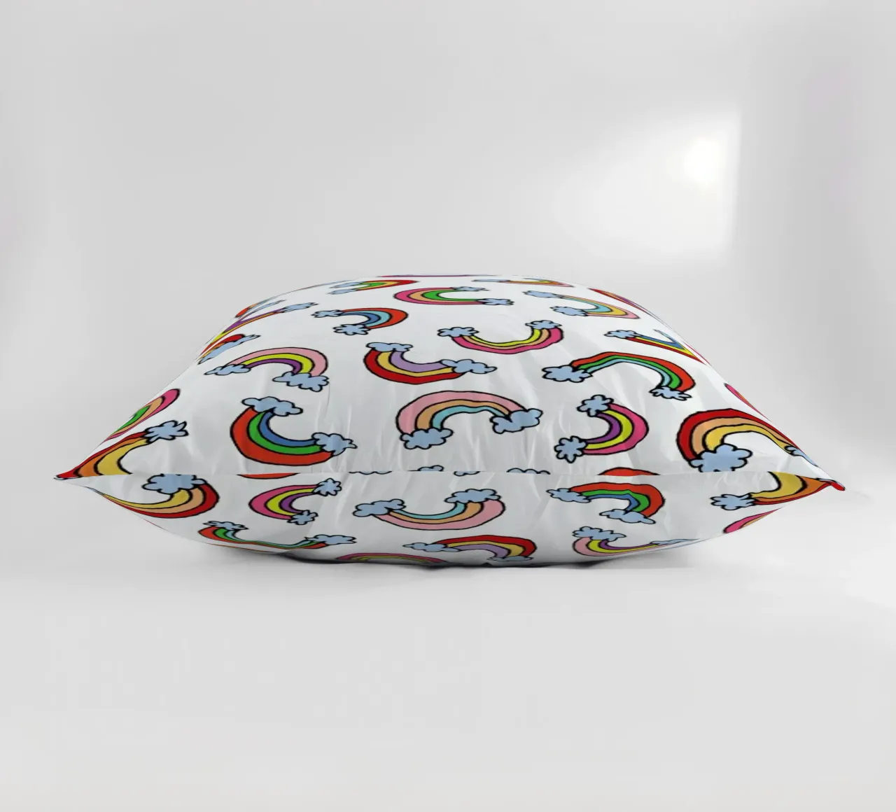 Rainbow Pattern decorative cushion by KP Design