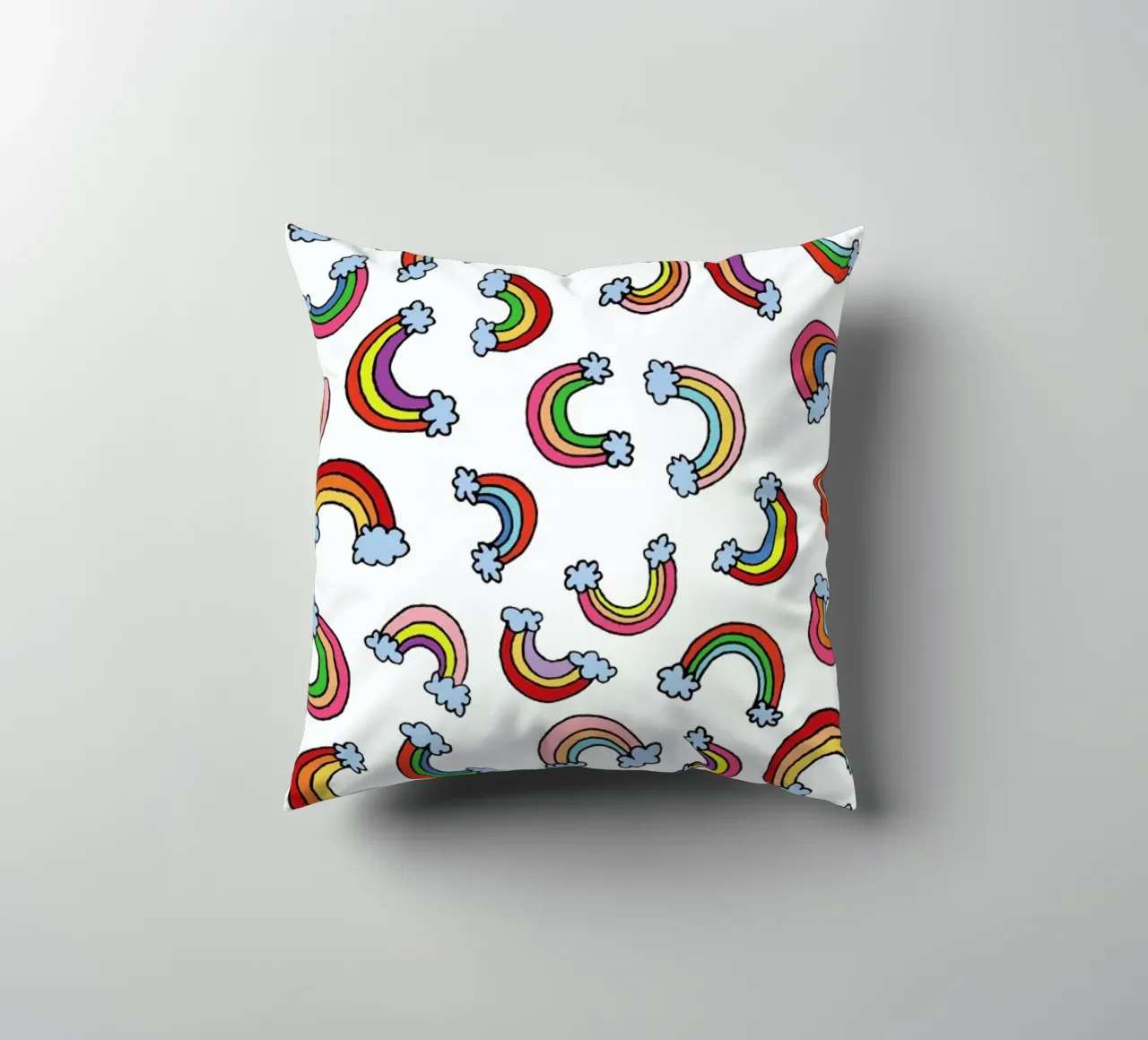 Rainbow Pattern cuscino da KP Design