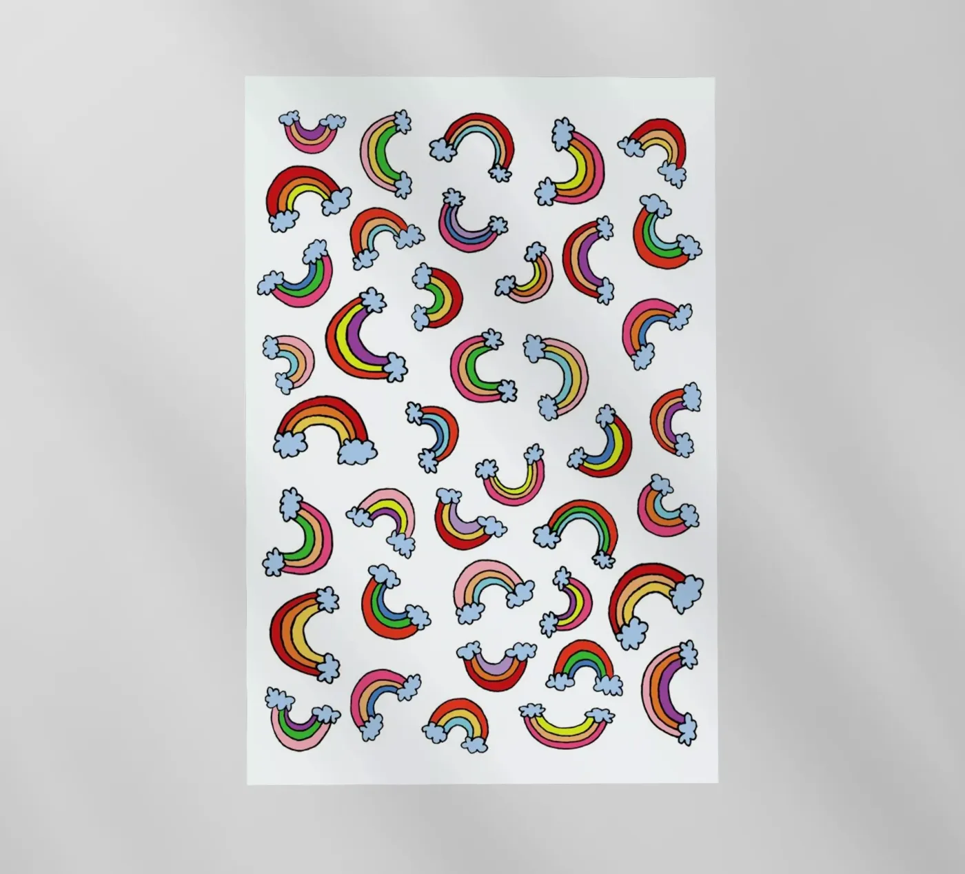 Rainbow Pattern backlit folie van KP Design