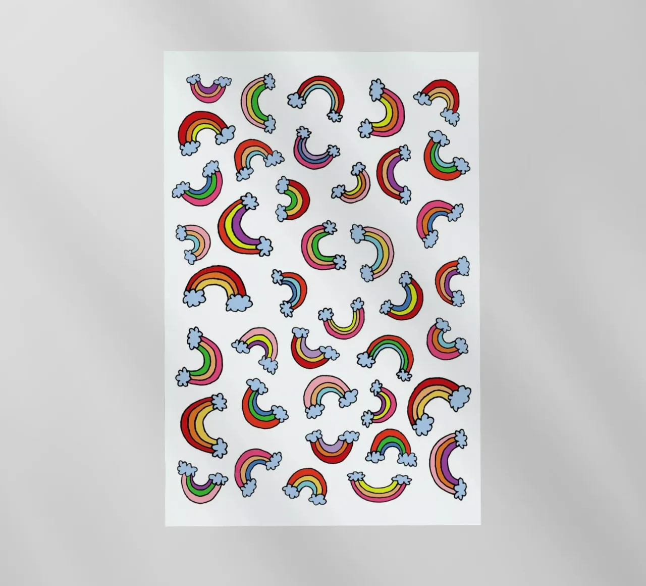Rainbow Pattern backlit film by KP Design