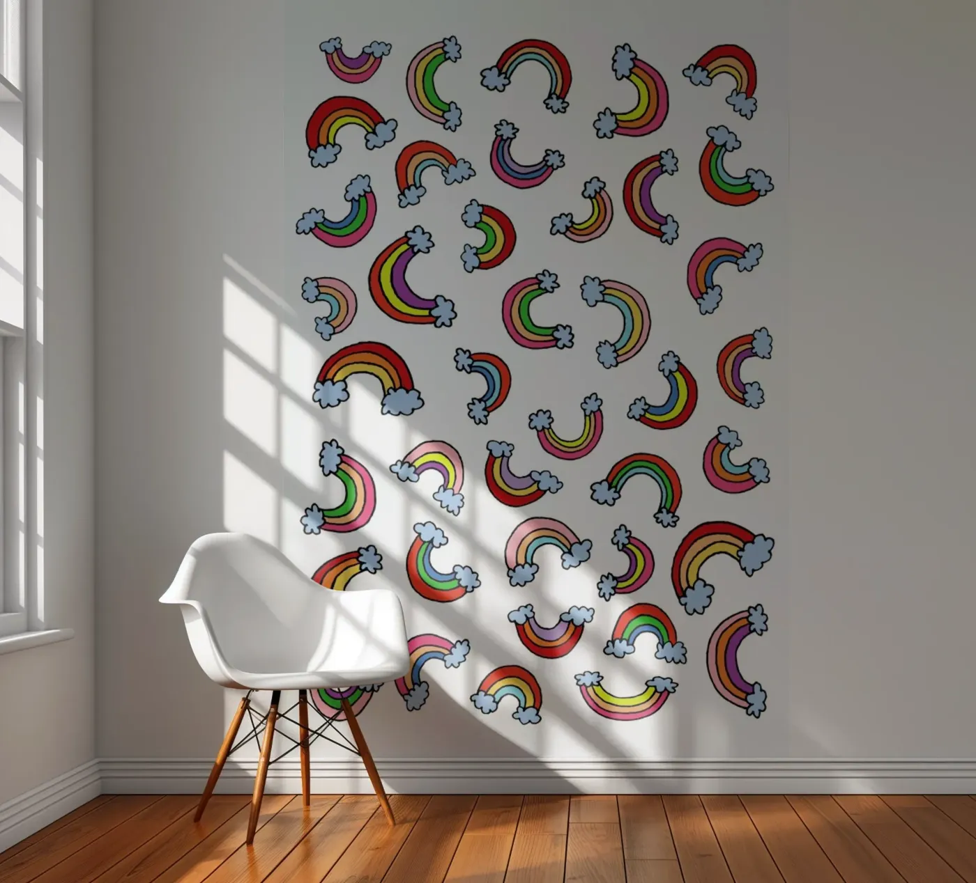 Rainbow Pattern Fototapete von KP Design