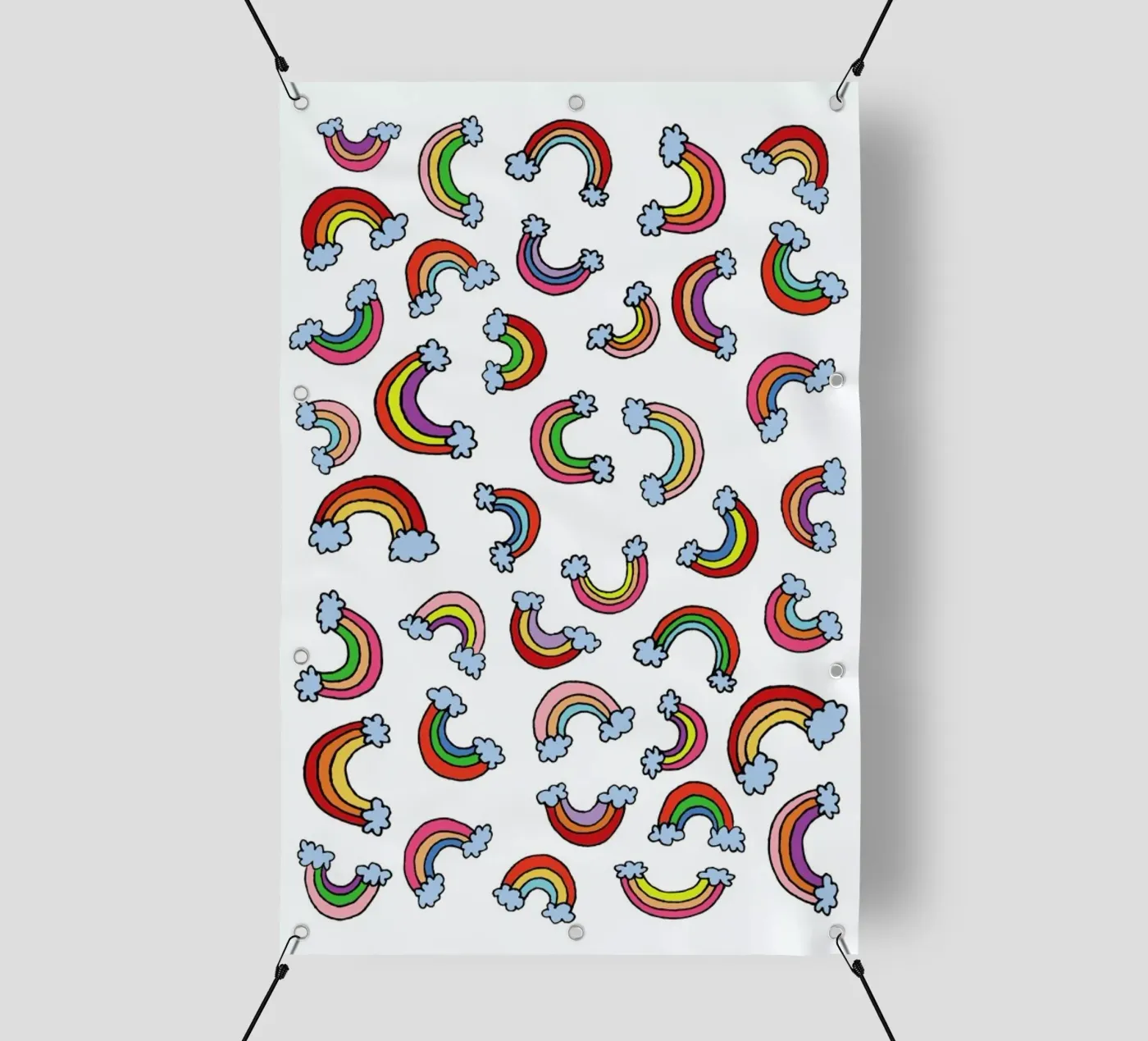 Rainbow Pattern PVC Plane von KP Design