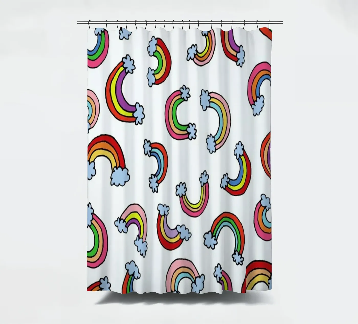 Rainbow Pattern Duschvorhang von KP Design