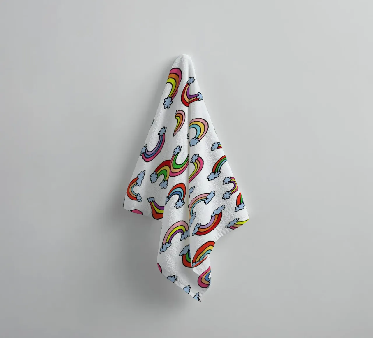 Rainbow Pattern toalla de baño de KP Design