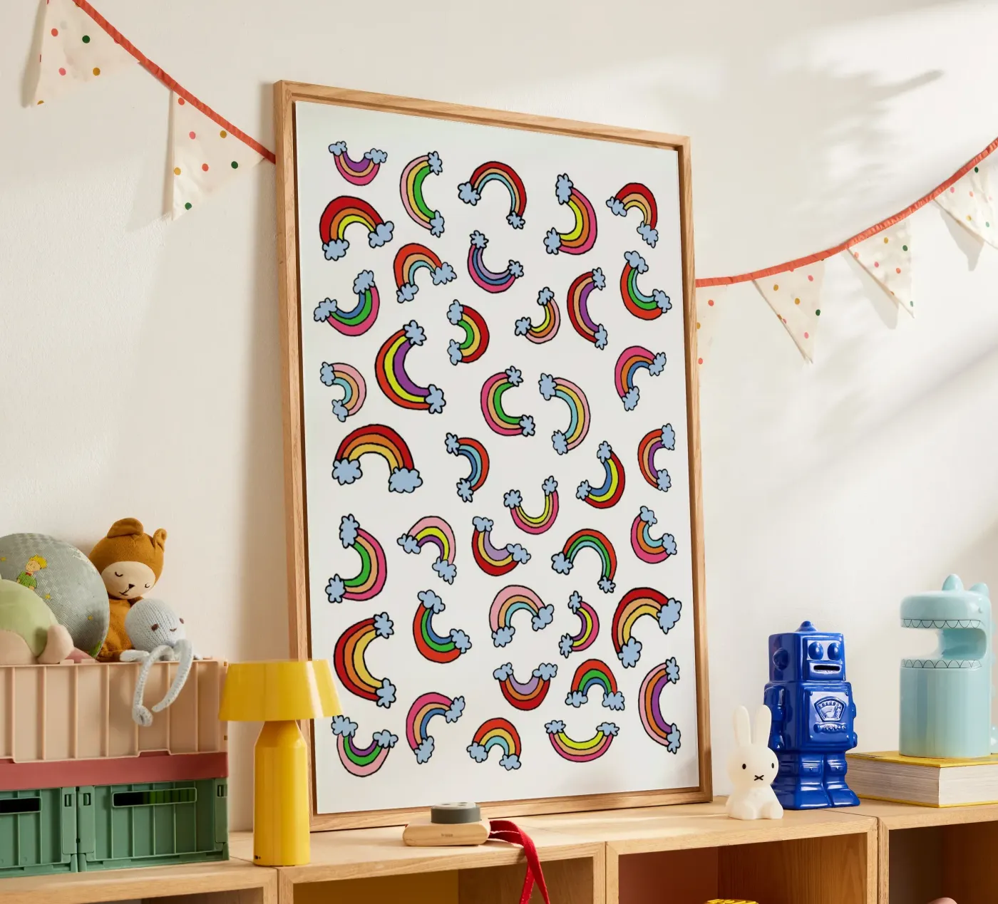 Rainbow Pattern plexiglass da KP Design