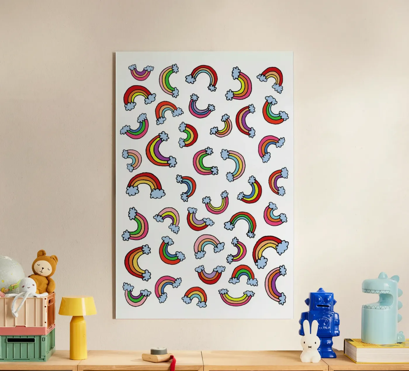 Rainbow Pattern plexiglass da KP Design