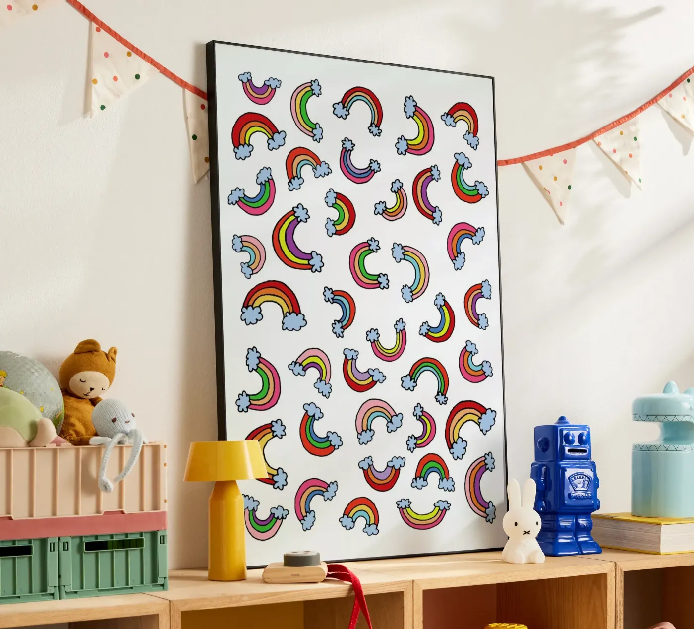Rainbow Pattern forex plate by KP Design
