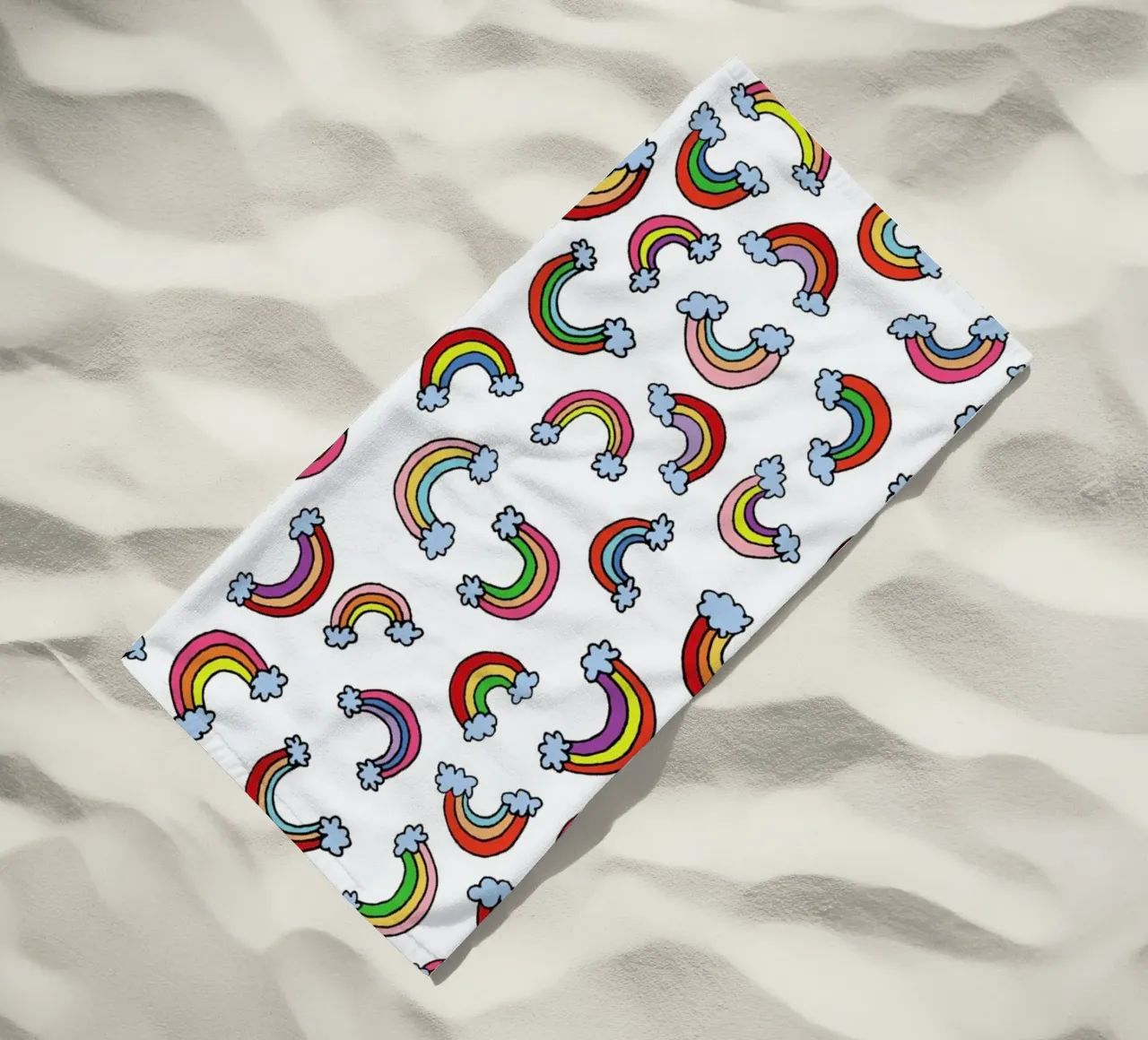 Rainbow Pattern telo mare da KP Design