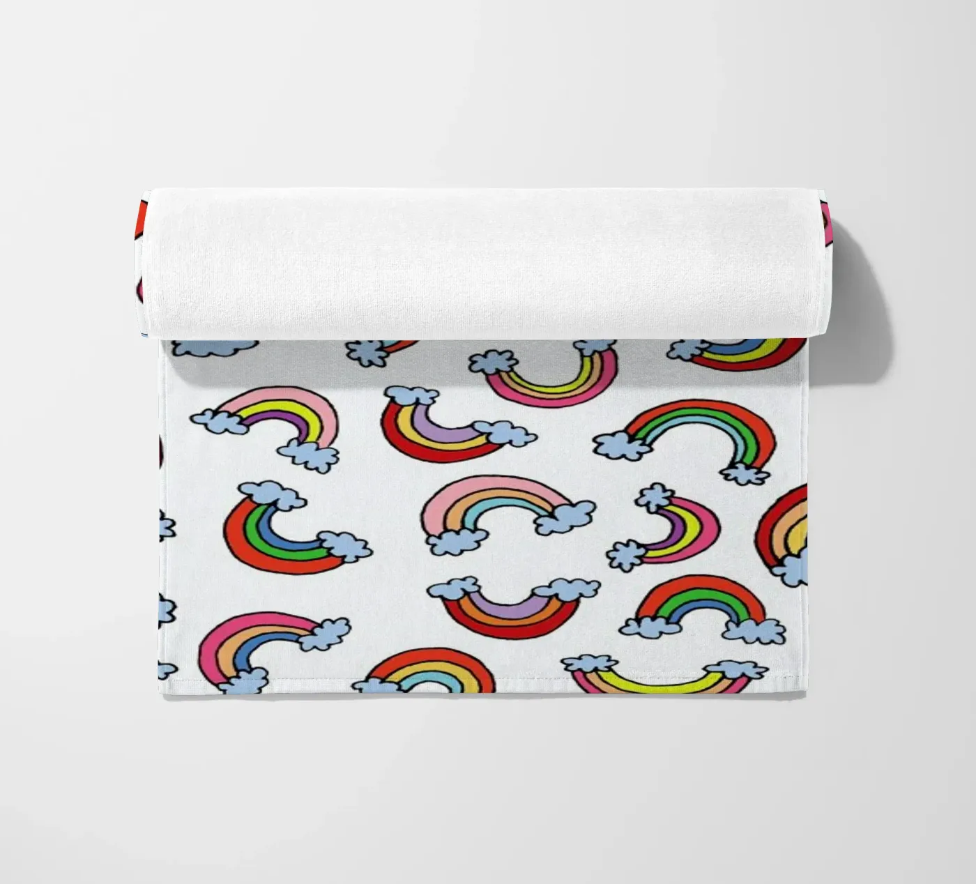 Rainbow Pattern Strandtuch von KP Design