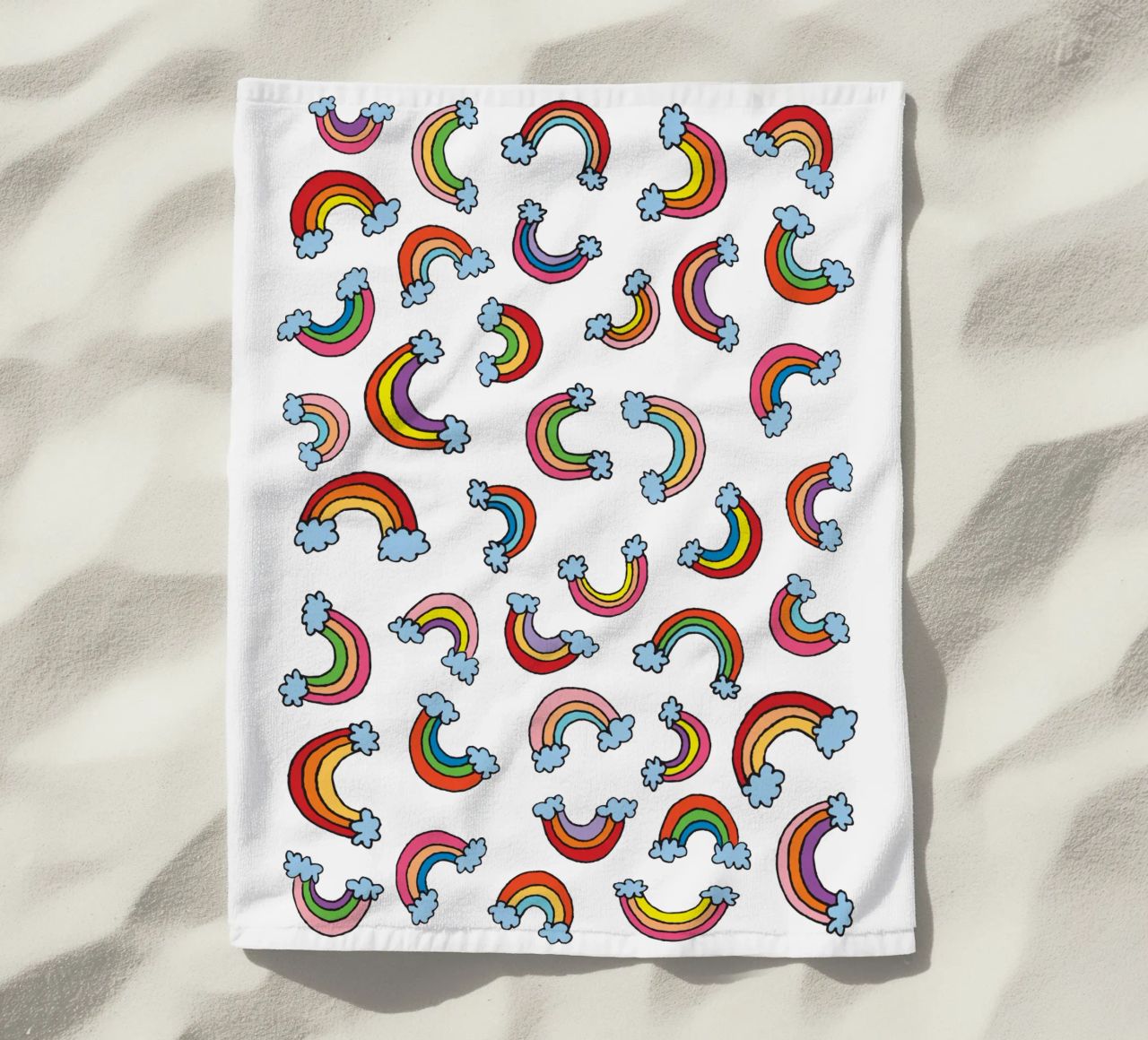 Rainbow Pattern telo mare da KP Design