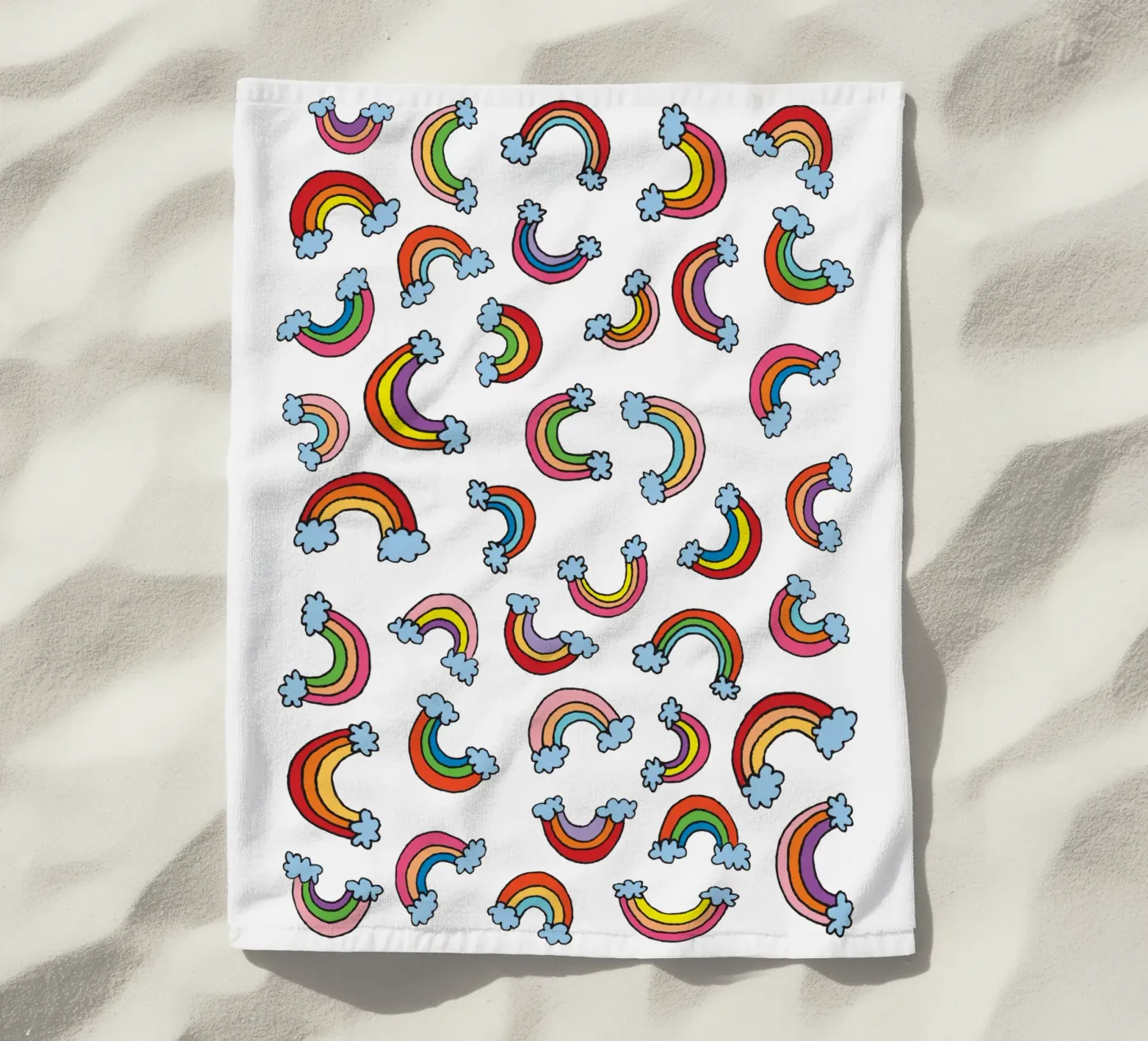 Rainbow Pattern telo mare da KP Design