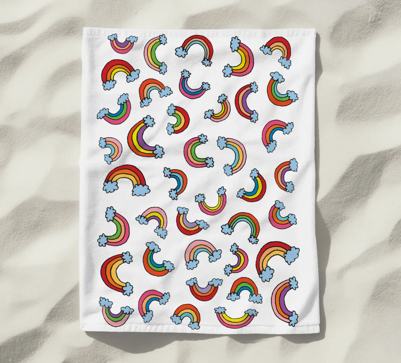 Rainbow Pattern telo mare da KP Design