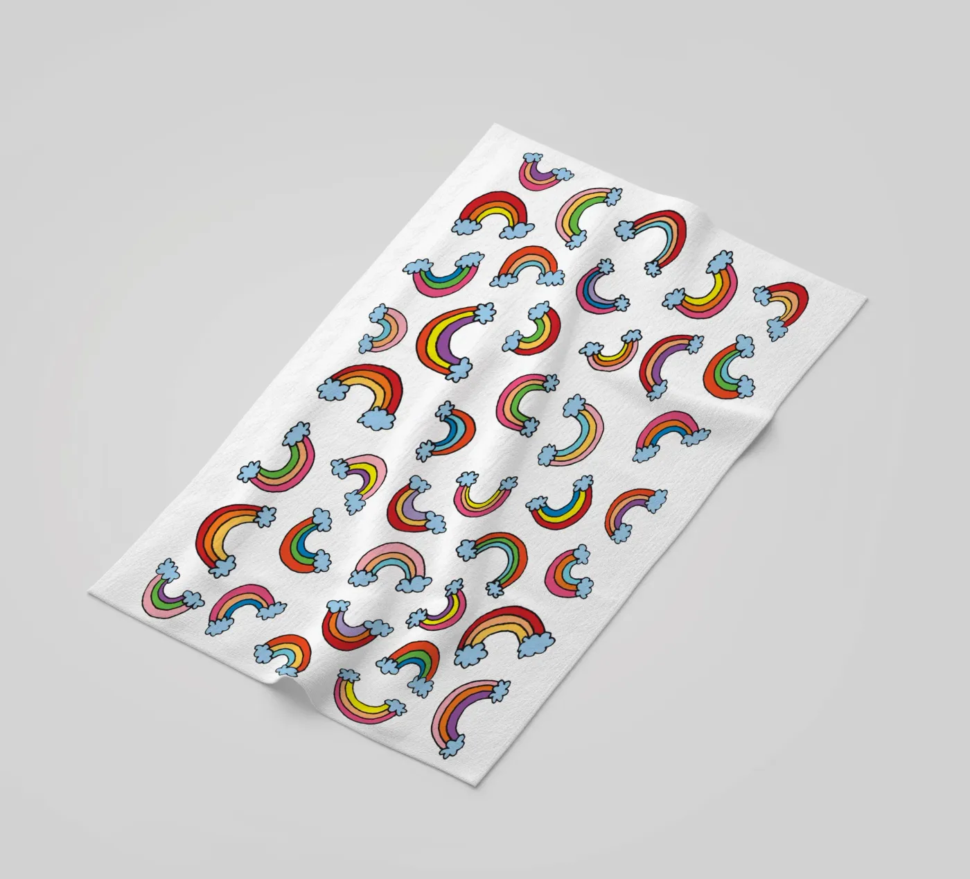 Rainbow Pattern Strandtuch von KP Design