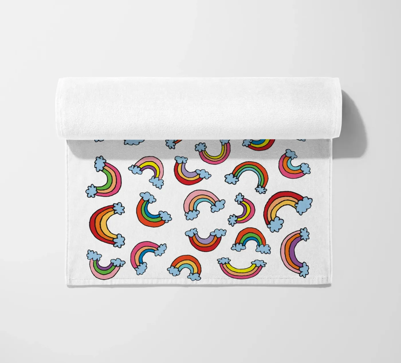 Rainbow Pattern Strandtuch von KP Design