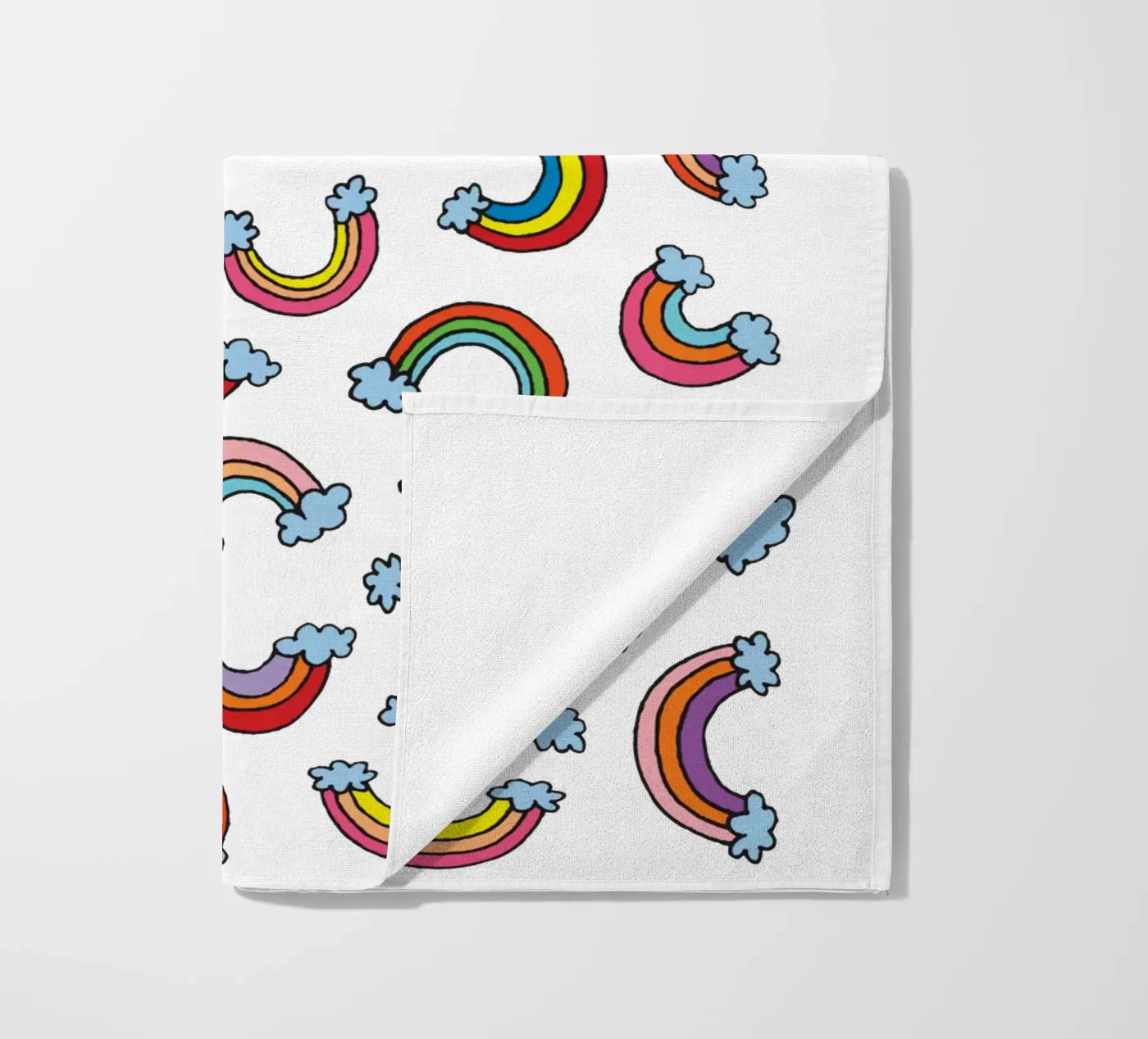 Rainbow Pattern Strandtuch von KP Design