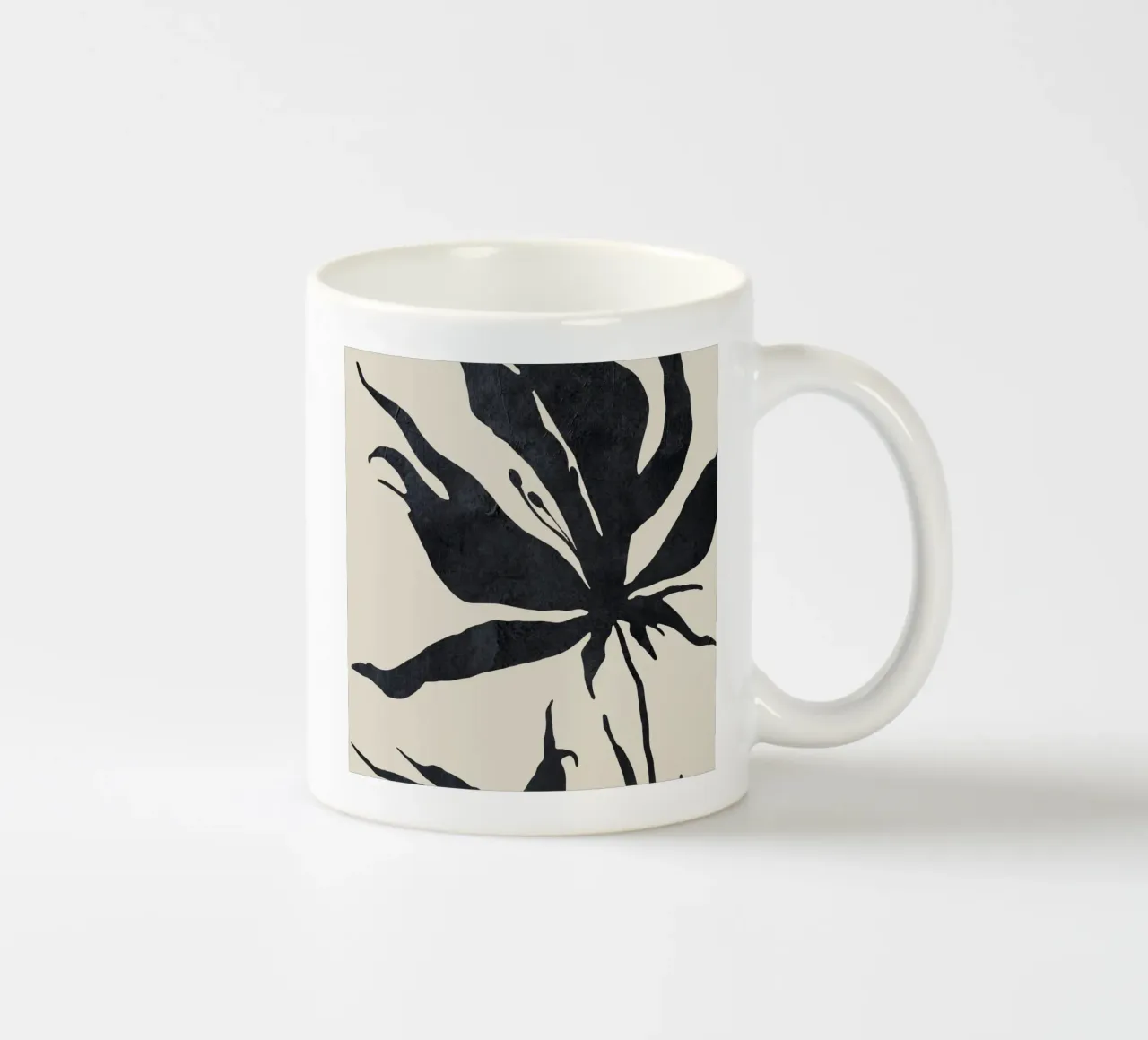 Fiore monocromatico tazza in ceramica da ThingDesign