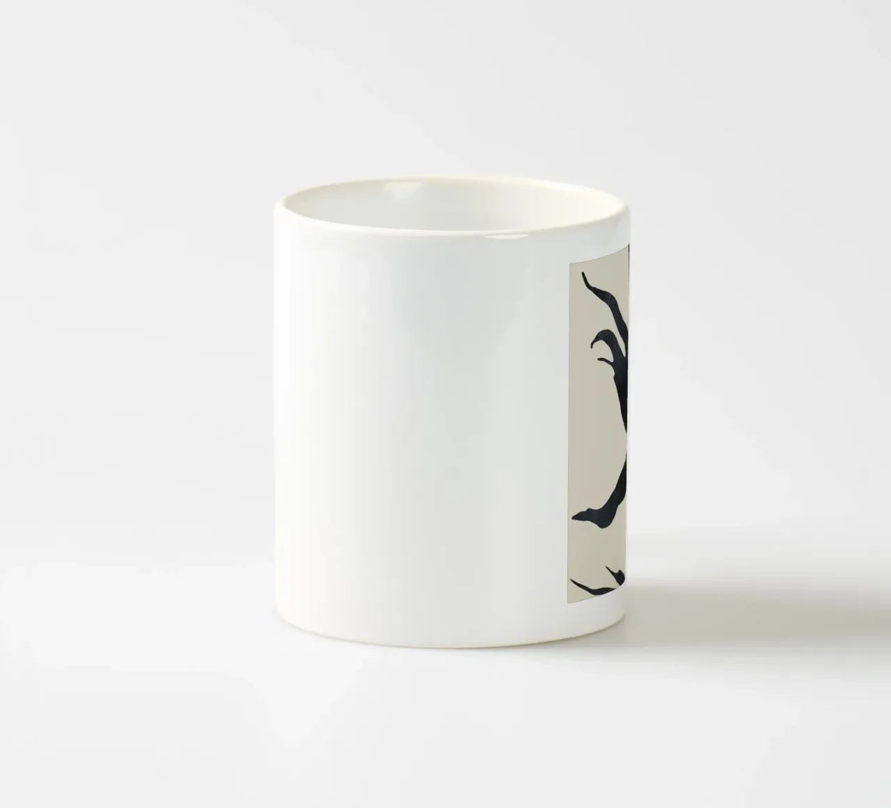 Fiore monocromatico tazza in ceramica da ThingDesign