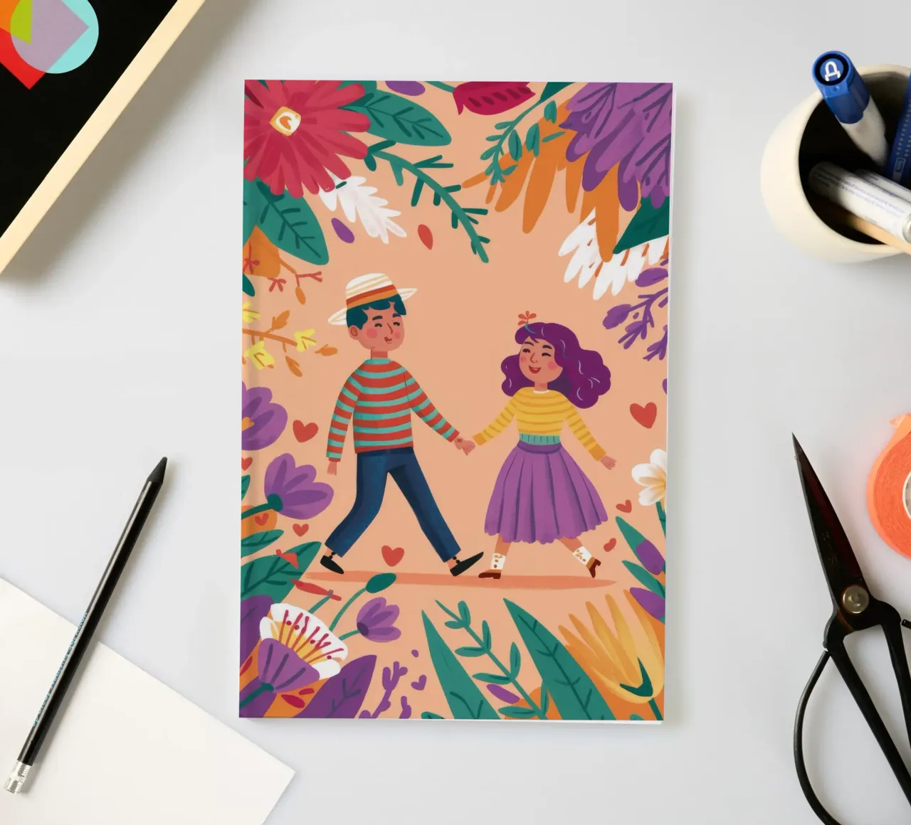 Enchanted Forest Walk notebook by Ivory Frame