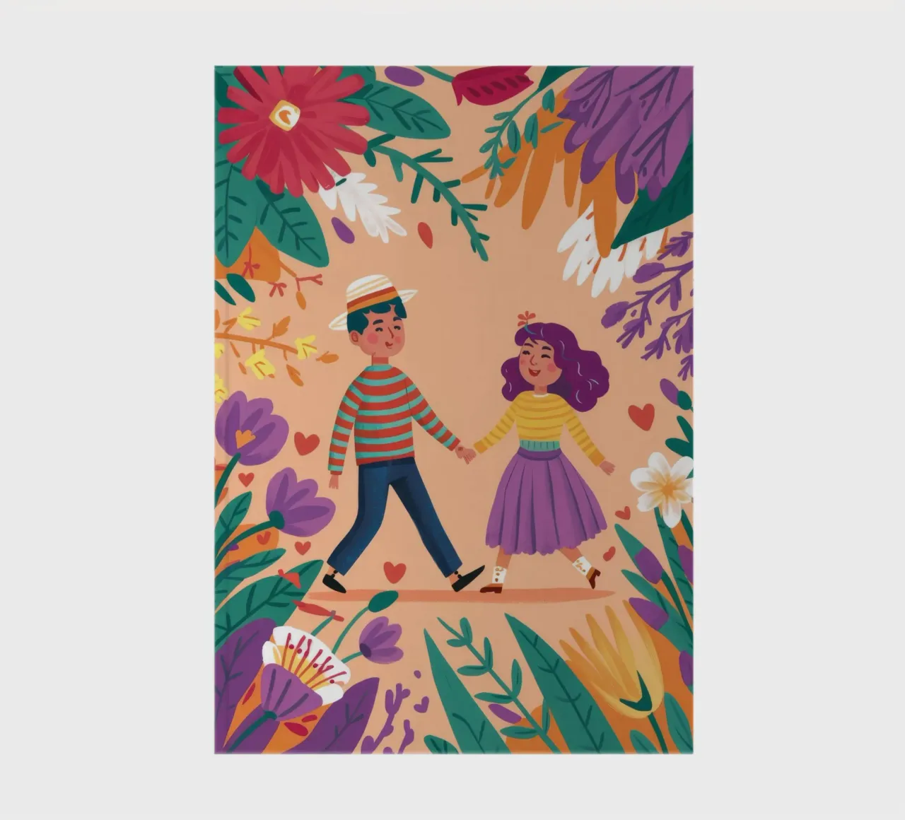 Enchanted Forest Walk notebook by Ivory Frame