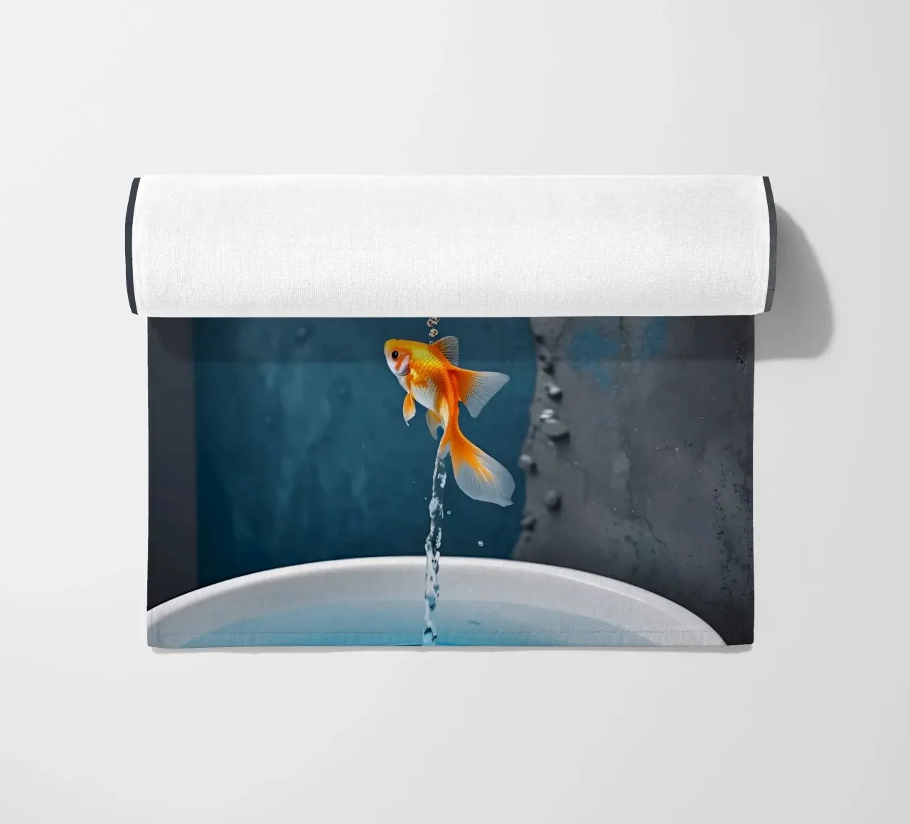 Wasserhahn spuckt Goldfische telo mare da kosinsart.gallery