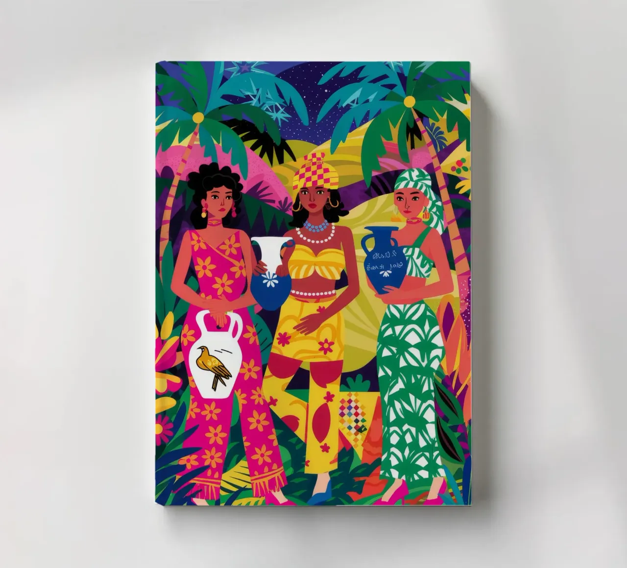 Vibrant Sisterhood Unity notebook by Ivory Frame