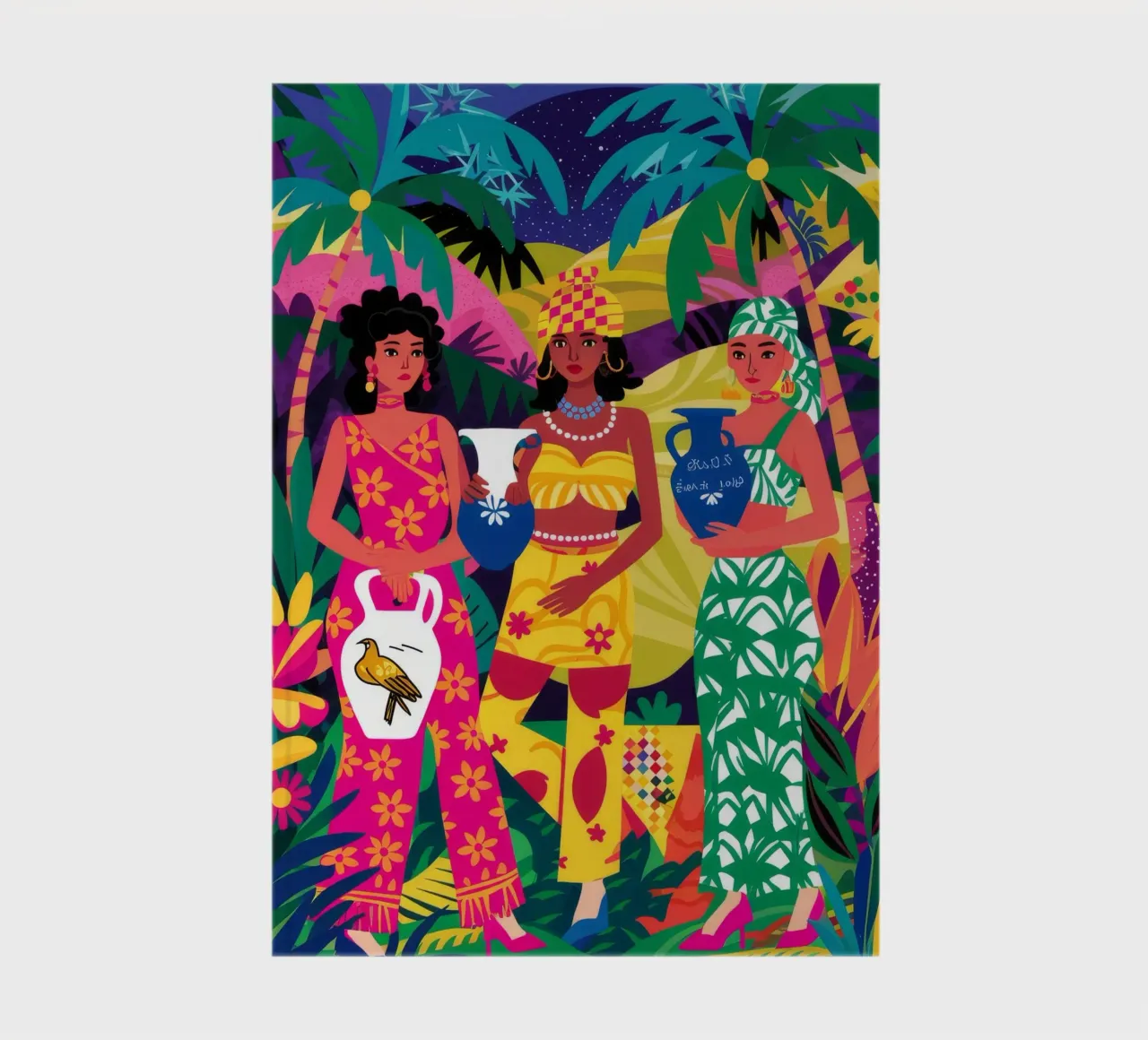 Vibrant Sisterhood Unity notebook by Ivory Frame