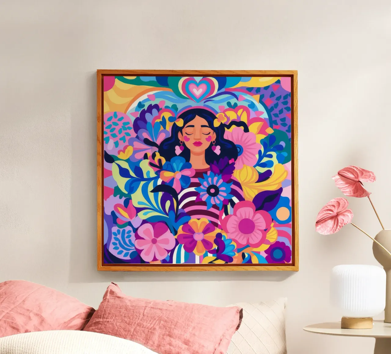 Armonia floreale plexiglass da Ivory Frame