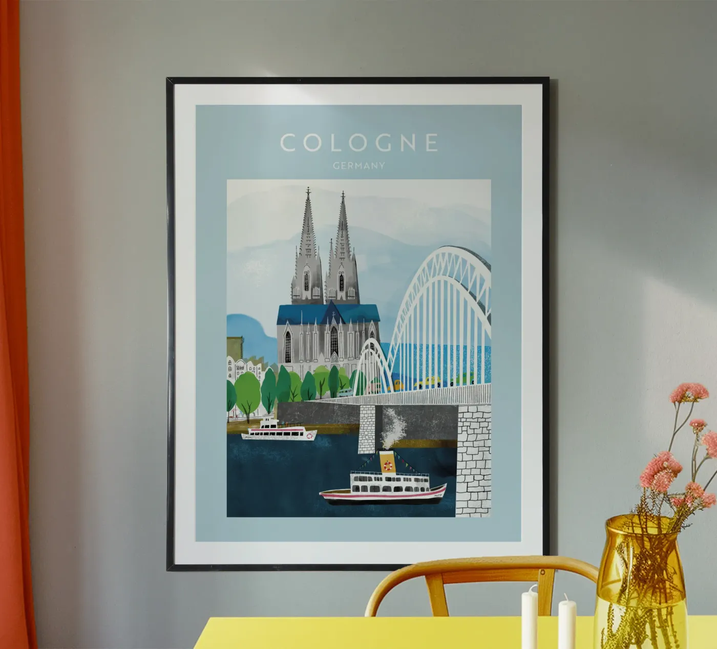Cologne Cologne poster by DYDesign
