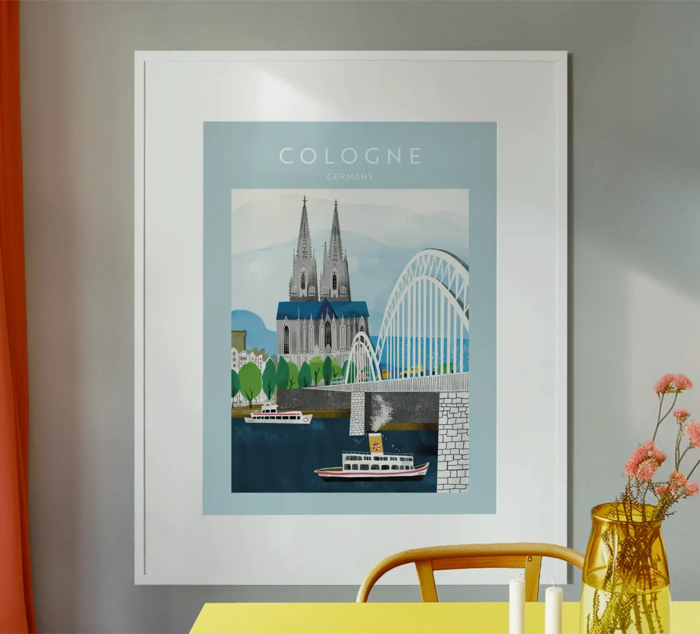 Cologne Cologne poster by DYDesign