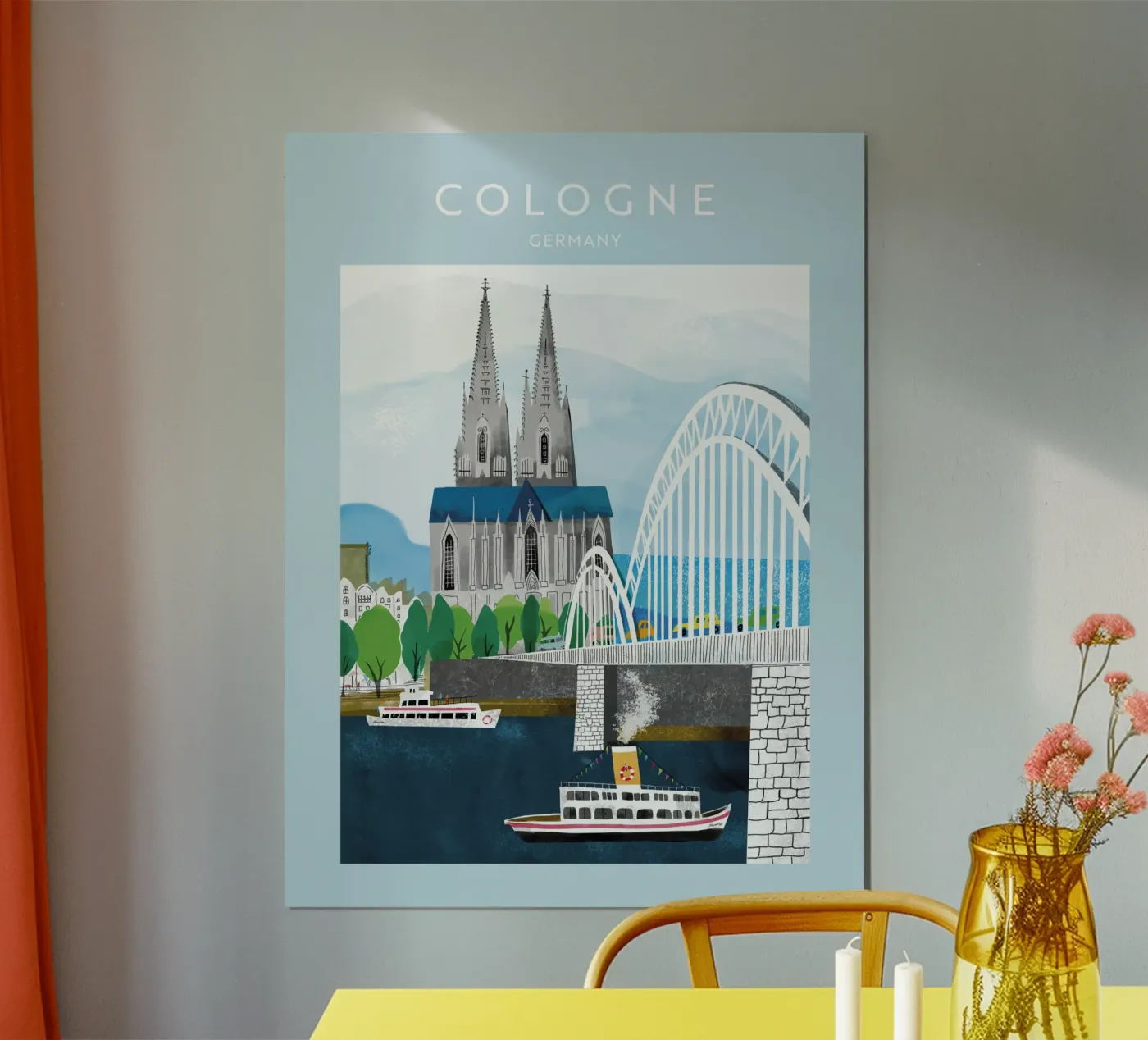 Cologne Cologne poster by DYDesign