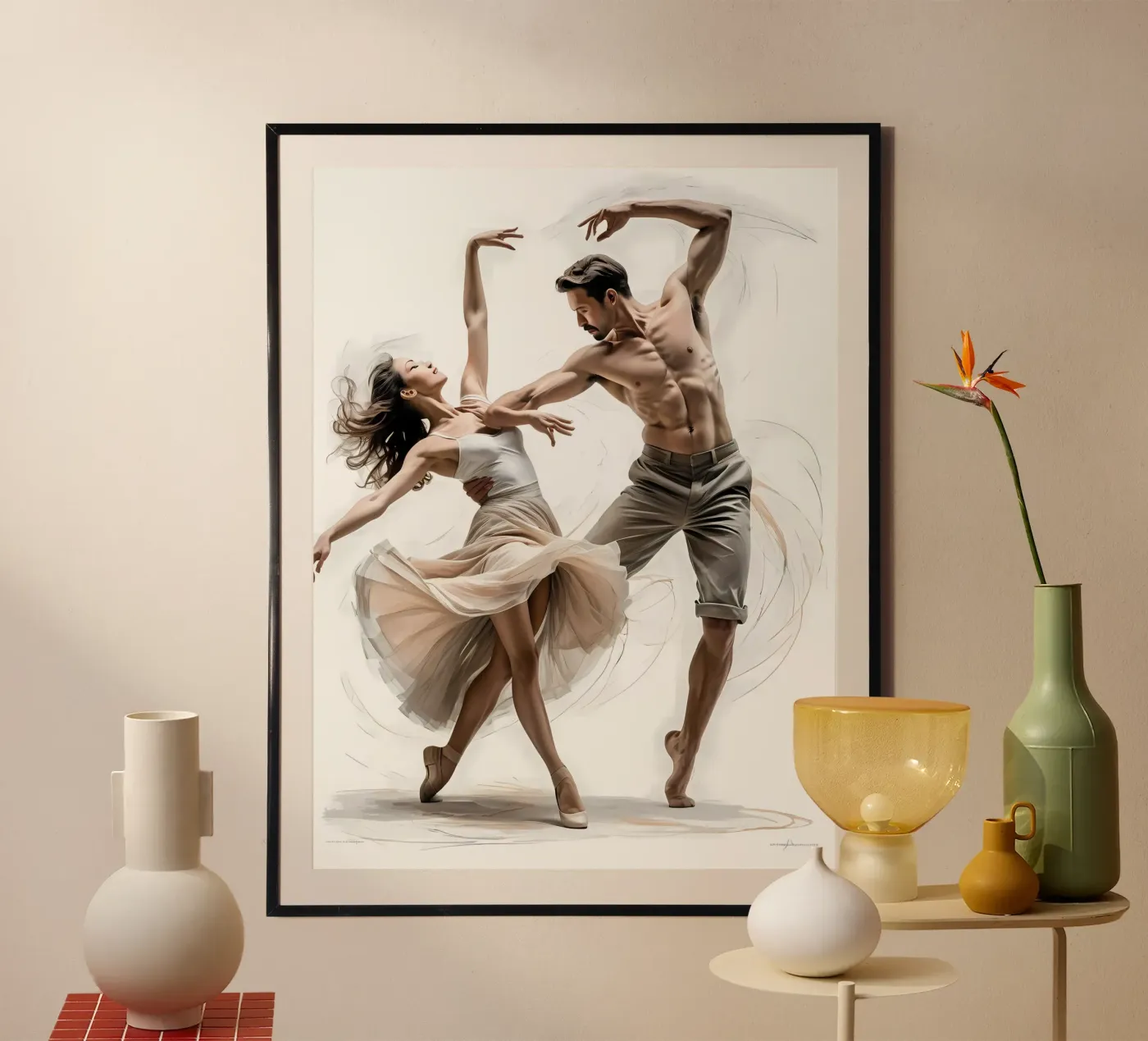 Tanz Poster von kosinsart.gallery1