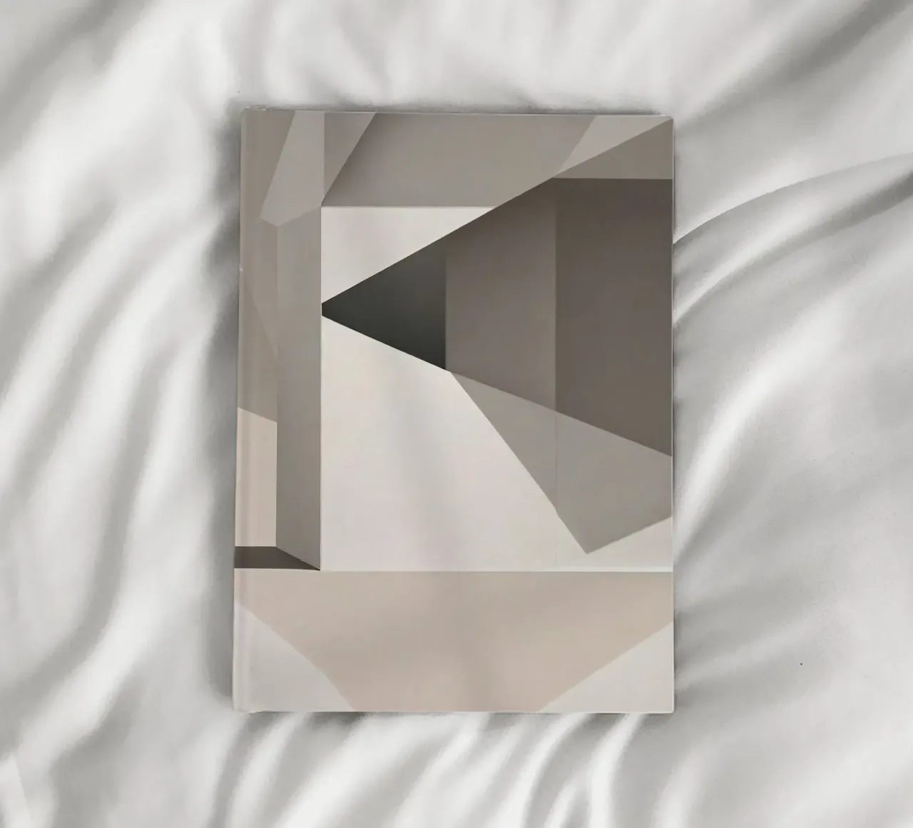 Sandfarben Abstrakt notebook by kosinsart.gallery